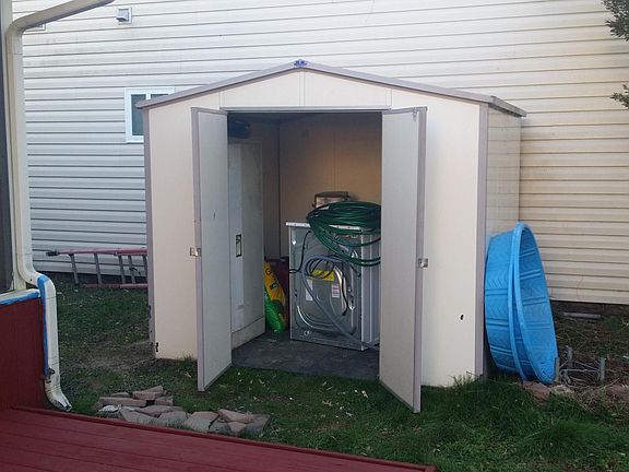 Outdoor shed.