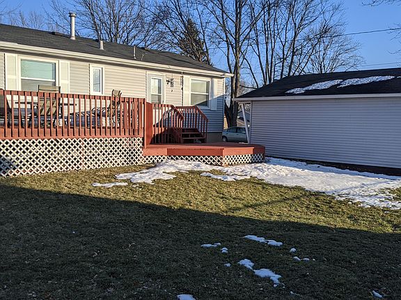 Rear of house with Deck