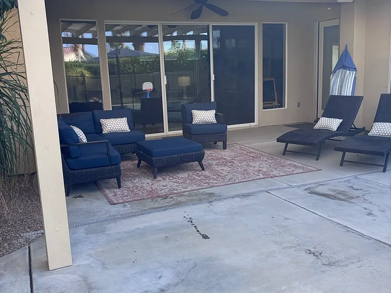 pool seating patio