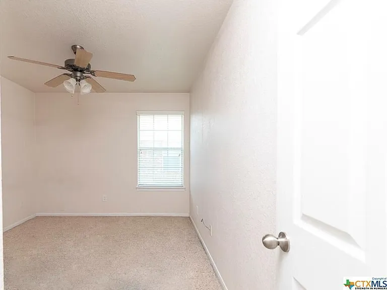 Bedroom #4 with ceiling fan