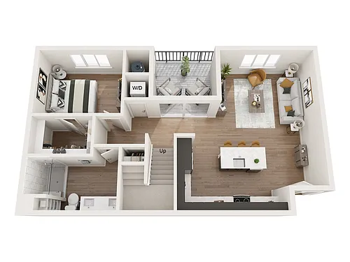 Floor plan 1N THLoft