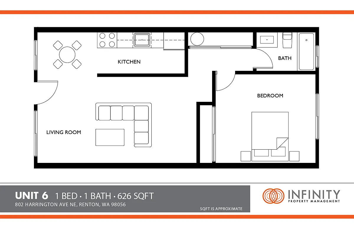 Floor plan 1X1