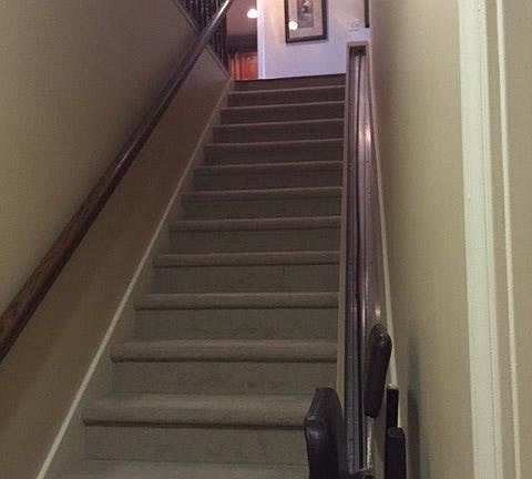 Steps and Chair Lift