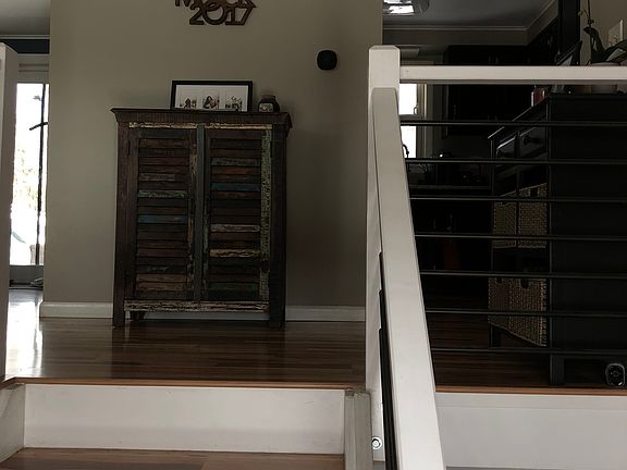 Split level entry. New rails