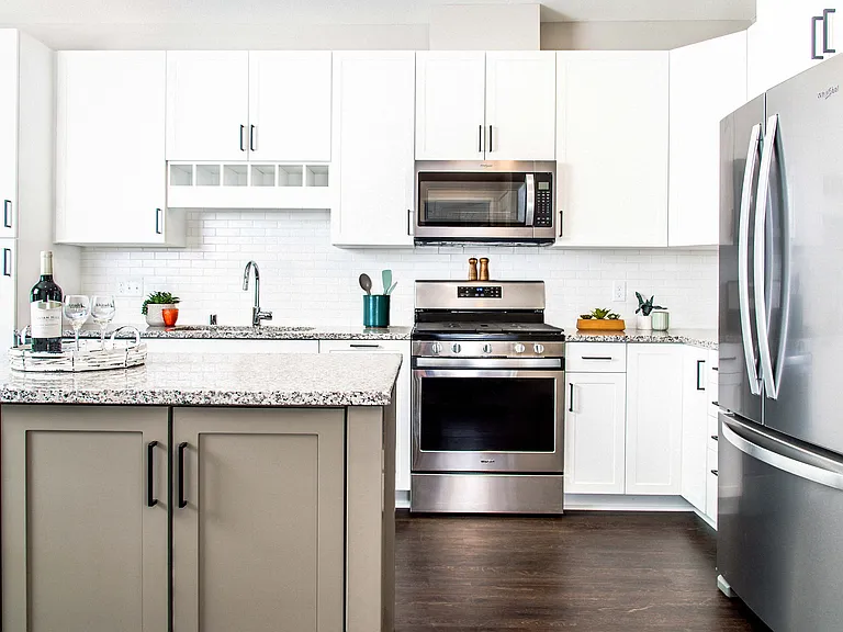 One-Bedroom Apartment Kitchen