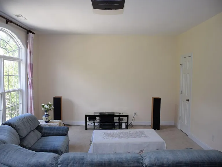 Upstairs loft (front) with projector