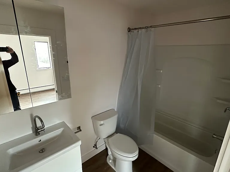 Bathroom attached to bedroom