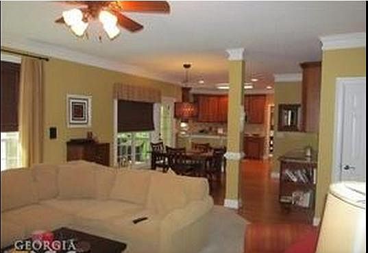 kitchen view from den