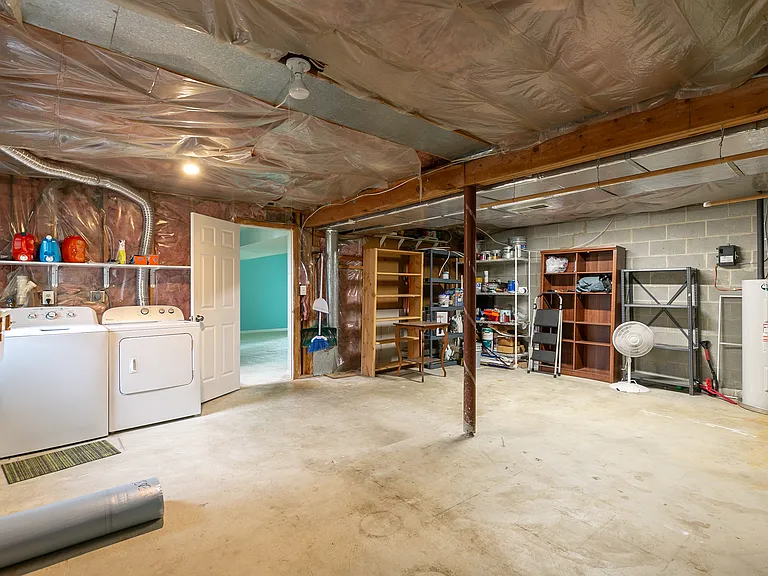 Basement with Storage