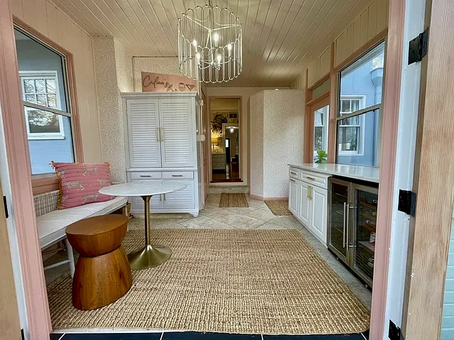 Entertaining at its best! Back porch beauty!