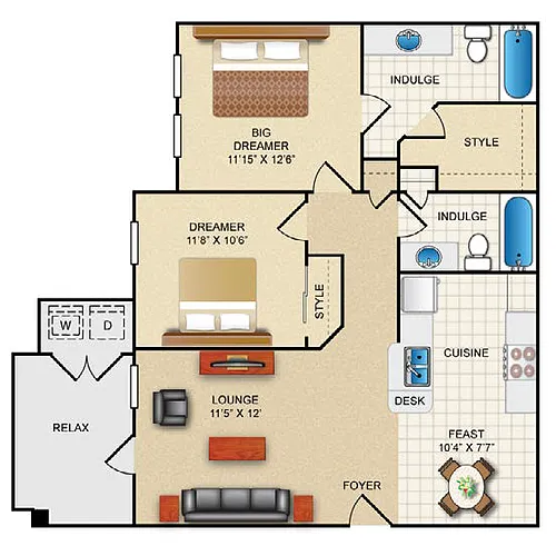 Floor plan B1R