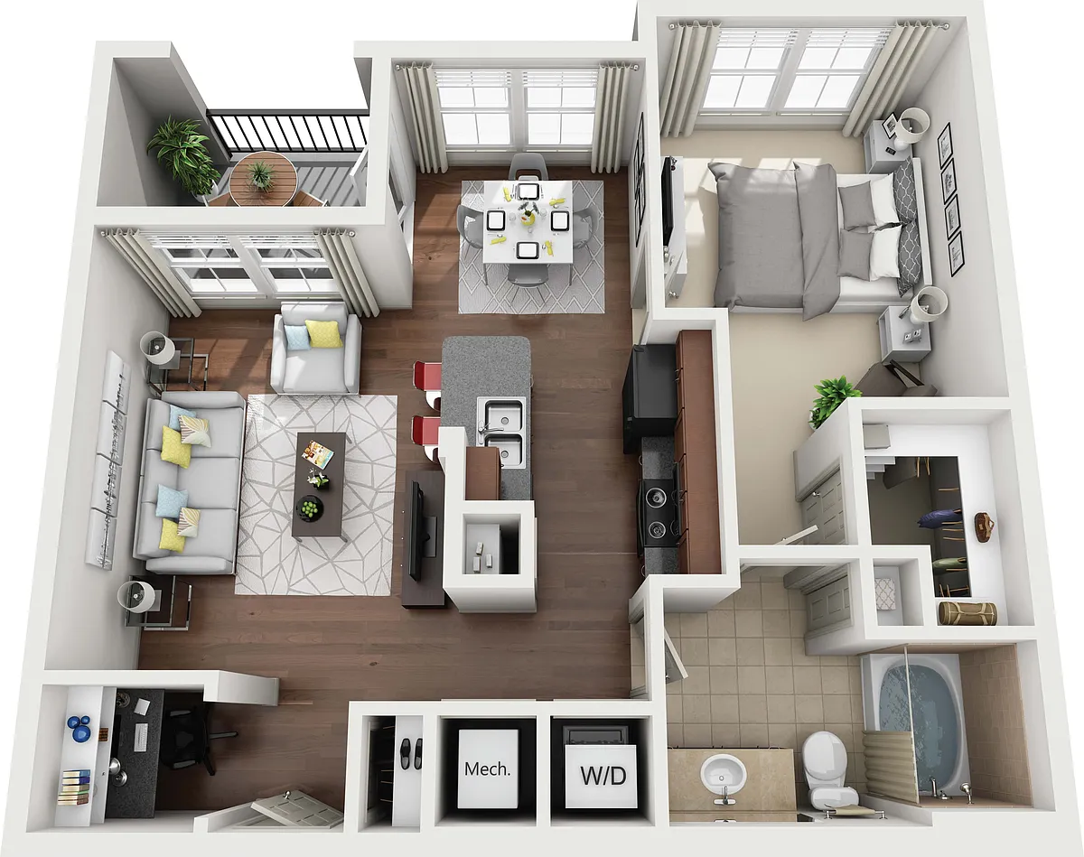 Floor plan The Holly Hall