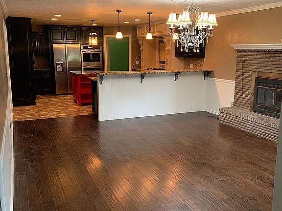 Dining room and kitchen