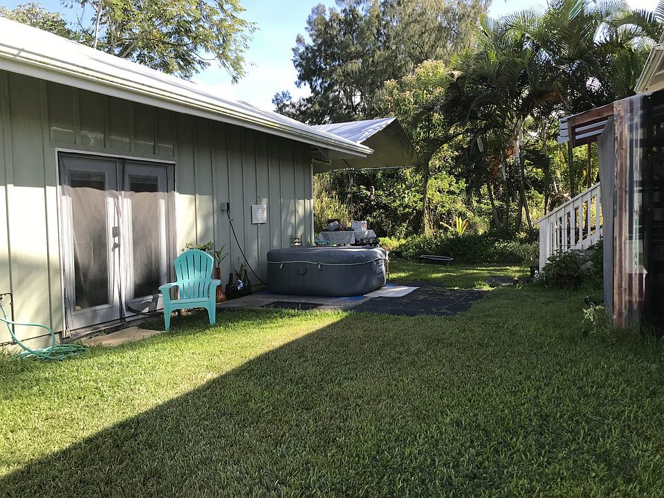 French doors open to private yard