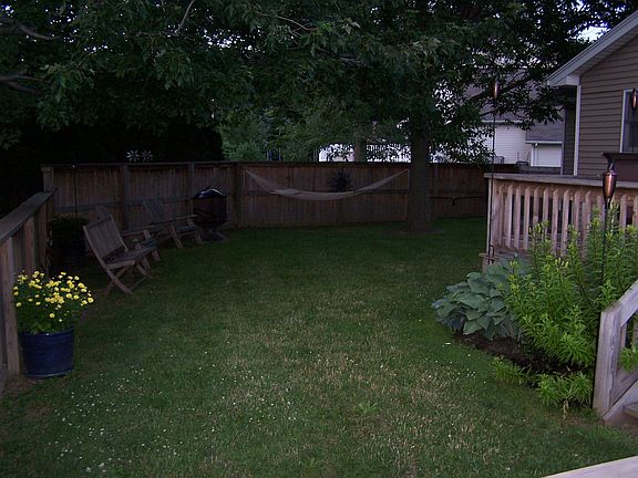 Fenced area Hammock Included!