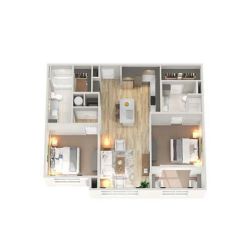 Floor plan B3