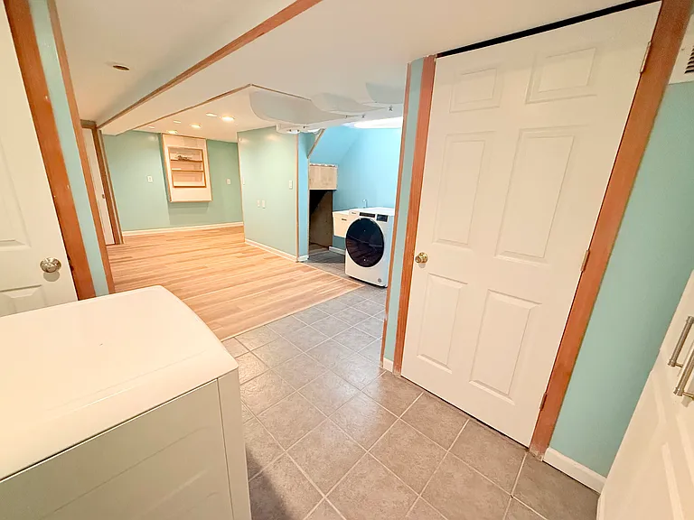 Basement with onsite Washer/Dryer and half bath