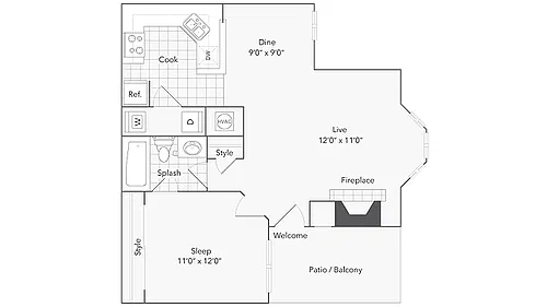 Floor plan Athens
