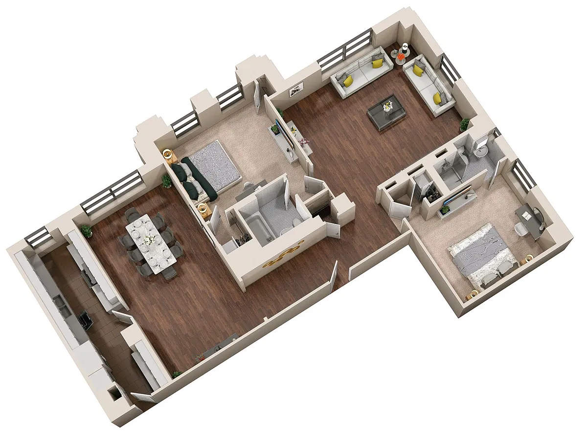 Floor plan 03 2X2