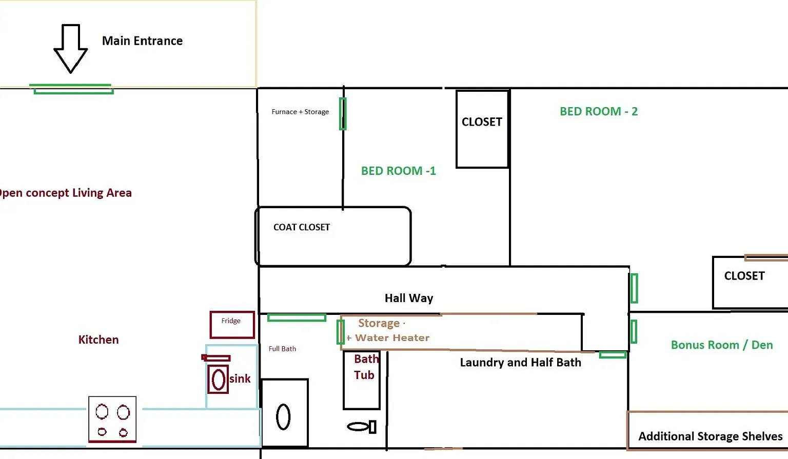 2 bed, 1.5 bath, 1200 sqft, $2,498 — Photo 4