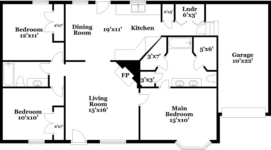 3 bed, 2.0 bath, 1247 sqft, $2,150 — Photo 2