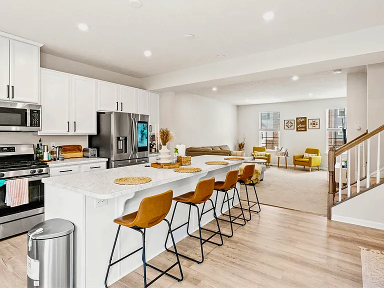 Kitchen and Living room