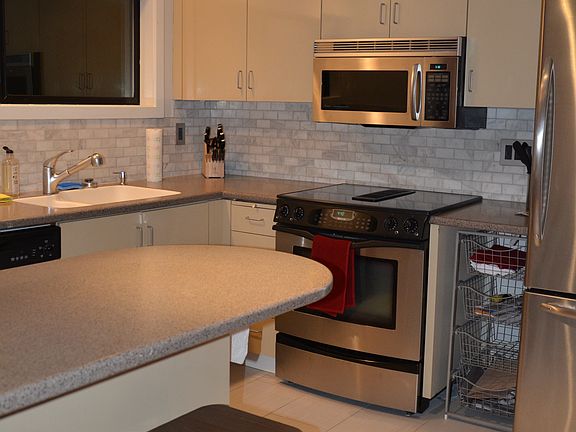 kitchen, view of rainier