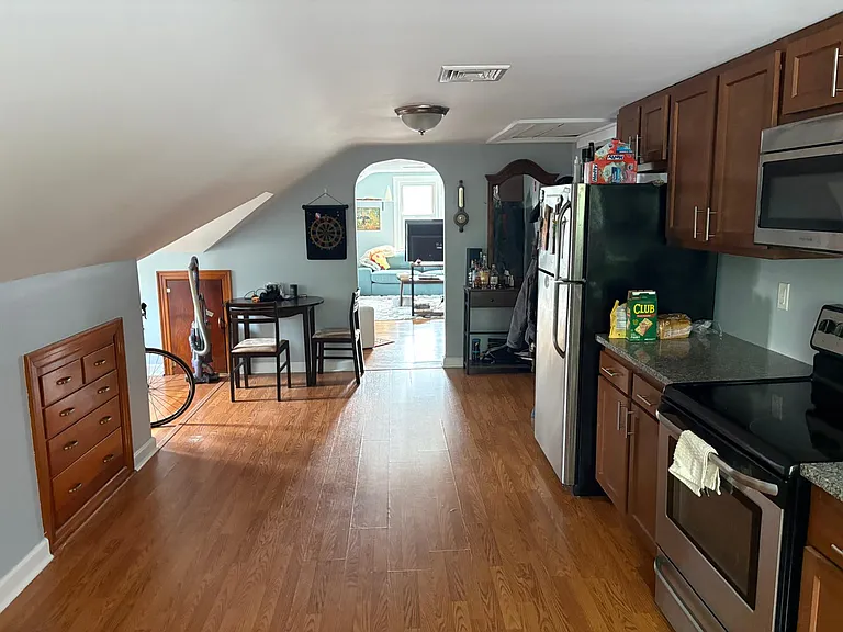 Kitchen leading to Living Room