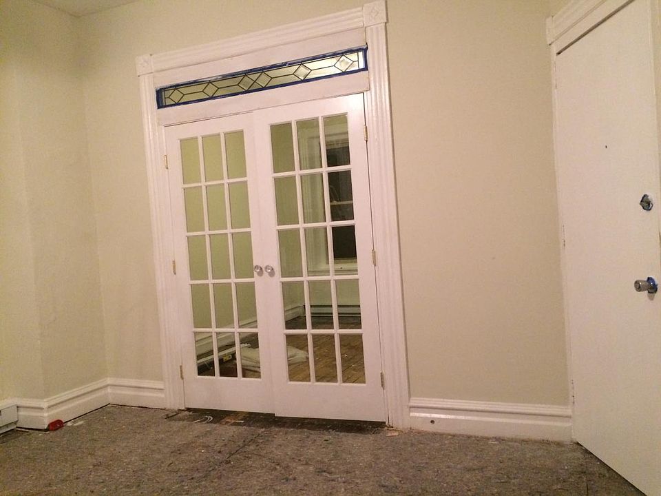 French doors to bedroom