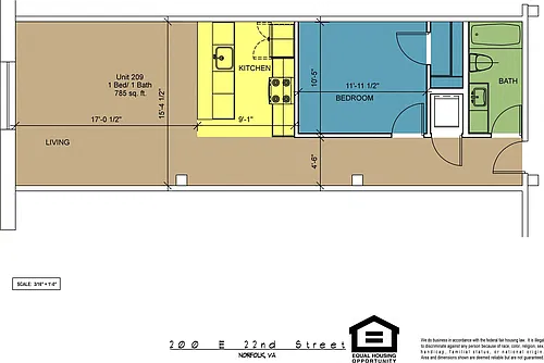 Floor plan 209