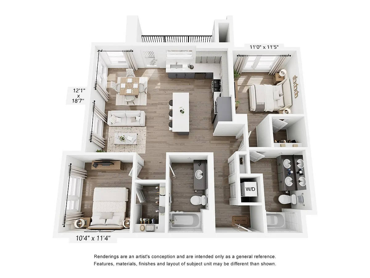 Floor plan B3