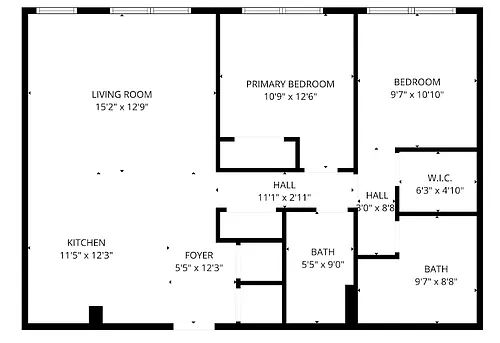 Floor plan 2115 - 2BR