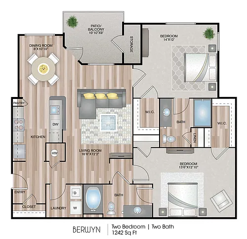Floor plan Berwyn
