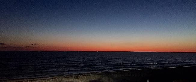 sunset from our beach