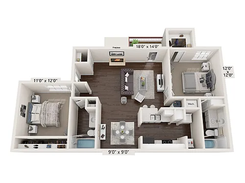 Floor plan Cypress