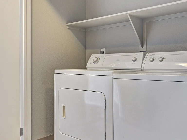 In-home washers and dryers for your convenience