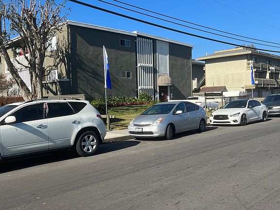 Outside of building Gated