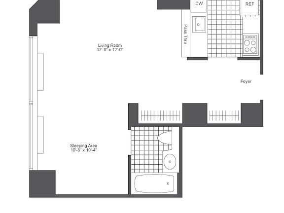 2nd image of 175 E 96th St APT 24S