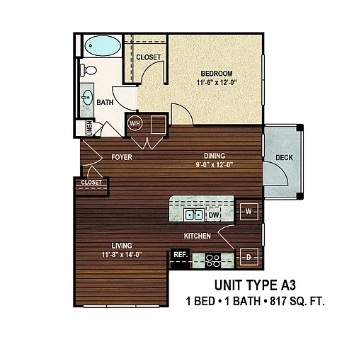 Floor plan Caribbean