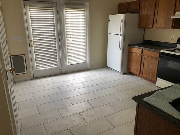 Kitchen with new tile floor