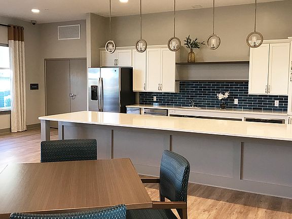 Resident space with full community kitchen