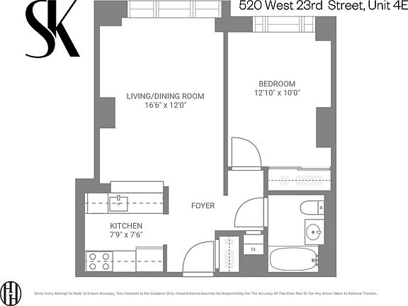 2nd image of 520 W 23rd St Floor 4