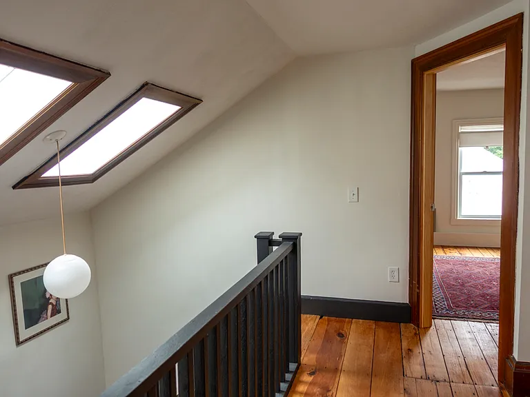 Third floor with skylights