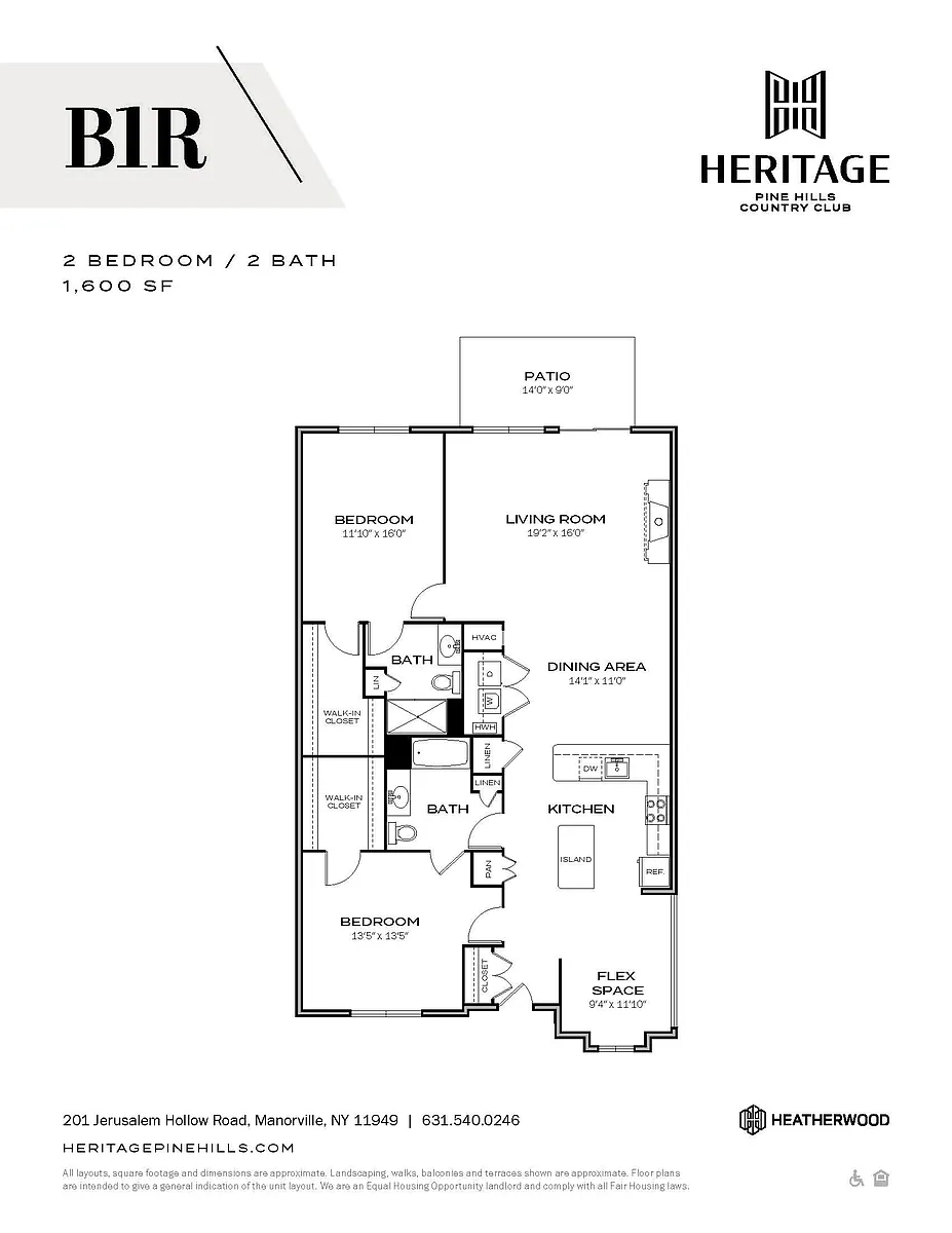 Floor plan B1R Heritage The Hills