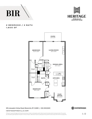 Floor plan B1R Heritage The Hills
