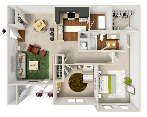 Floor plan Montage