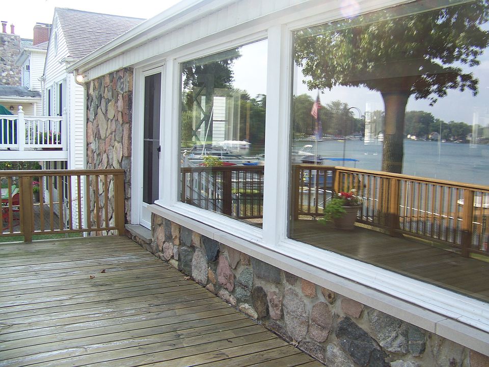 View of house from back deck