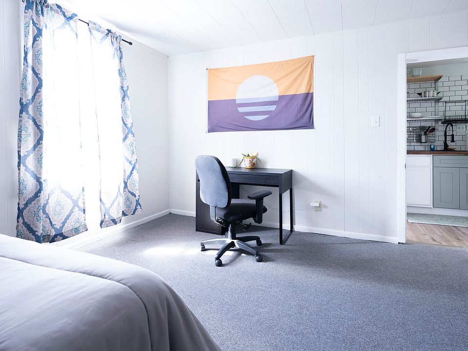Spacious Bedroom with west-facing window
