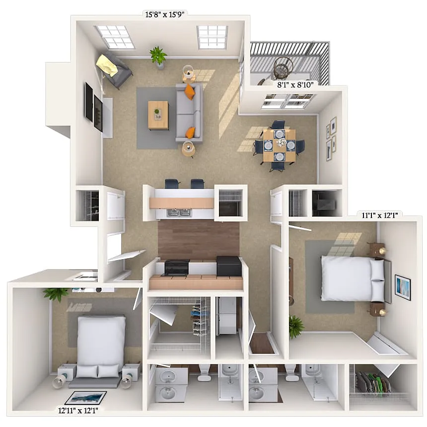 Floor plan The Arlington
