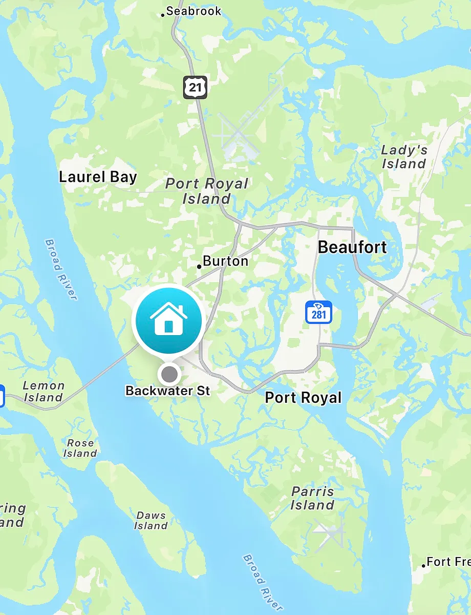 This is the correct location for the home. Zillow's location is incorrect. - 18 Backwater St
